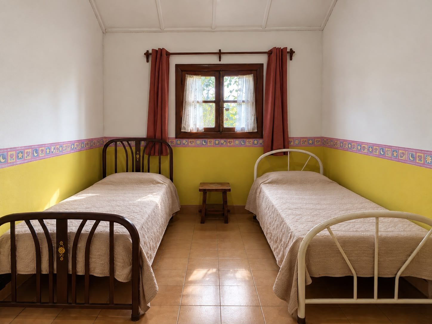 Casa Bruzzone: Habitación dos camas individuales